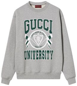 Gucci: Меланжевая толстовка 