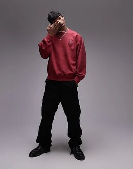 Carhartt WIP: Красная толстовка 