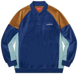 Supreme: Поло из велюра 