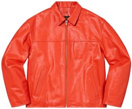 Supreme: Кожаная куртка  Work