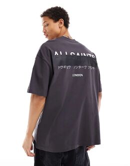 Allsaints: Футболка оверсайз 