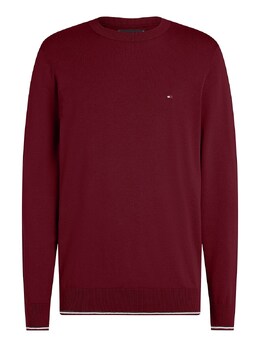 Tommy Hilfiger: Бордовый свитер 