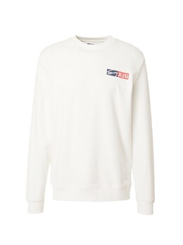 Tommy Jeans: Белая толстовка 