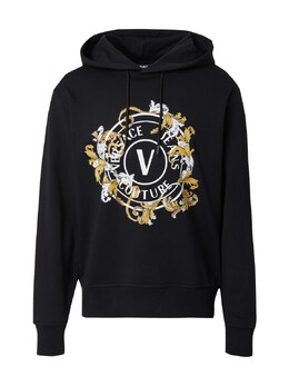 Versace Jeans Couture: Чёрная толстовка 