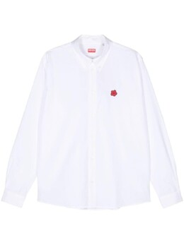 Kenzo: Рубашка с цветочным принтом 