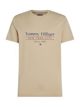 Tommy Hilfiger: Рубашка цвета хаки 