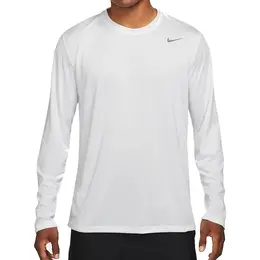 Nike: Футболка  Training с длинным рукавом