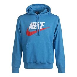 Nike: Голубая толстовка  Sportswear