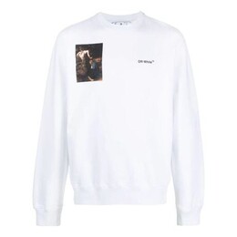 Off-White: Толстовка  Caravaggio с принтом