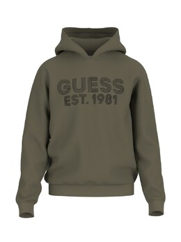GUESS: Зелёная толстовка 