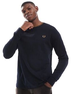 Fred Perry: Футболка с длинным рукавом 