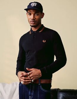Fred Perry: Рубашка с длинным рукавом 