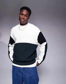 Armani Exchange: Тёмный свитер 