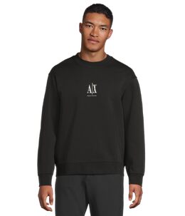Armani Exchange: Чёрная толстовка  Icon