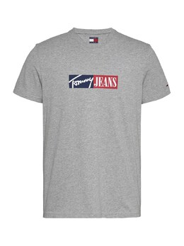 Tommy Jeans: Серая рубашка 