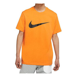 Nike: Оранжевая футболка  Big Swoosh