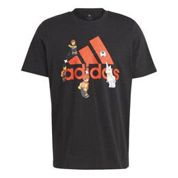 Adidas: Чёрная футболка  X