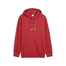 PUMA: Красная толстовка  Essentials