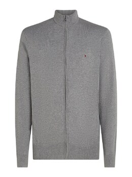 Tommy Hilfiger: Меланжевый кардиган  Essential