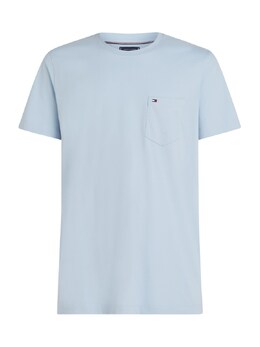 Tommy Hilfiger: Синяя рубашка  Essential