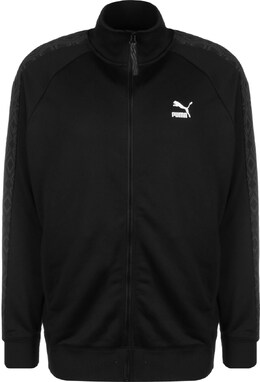PUMA: Толстовка  T7 с капюшоном
