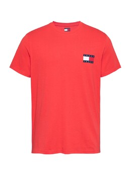 Tommy Jeans: Рубашка  Essential с принтом