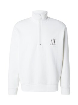 Armani Exchange: Белая толстовка 