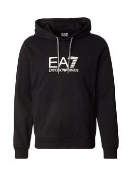EA7 Emporio Armani: Чёрная толстовка 