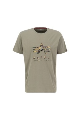 Alpha Industries: Рубашка цвета хаки 