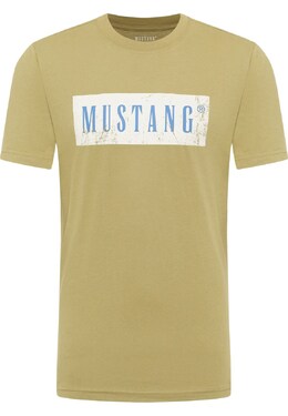 Mustang: Рубашка цвета хаки 