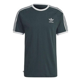 Adidas: Зелёная футболка  Adicolor