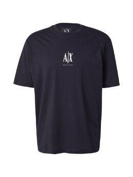 Armani Exchange: Тёмная рубашка 