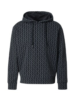 Armani Exchange: Чёрная толстовка 