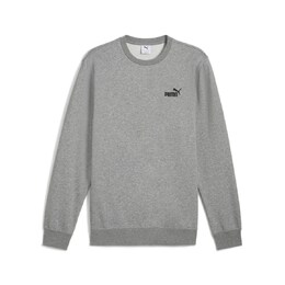 PUMA: Серая толстовка  Ess