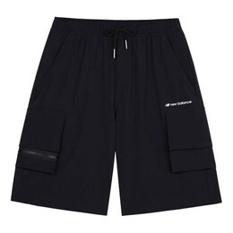 New Balance: Чёрные шорты 