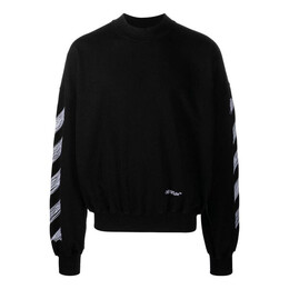 Off-White: Толстовка  Diag с принтом