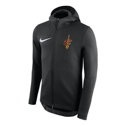 Nike: Чёрная куртка  Therma