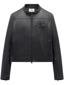 Courreges: Чёрная куртка 