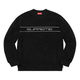 Supreme: Чёрная толстовка  Polartec
