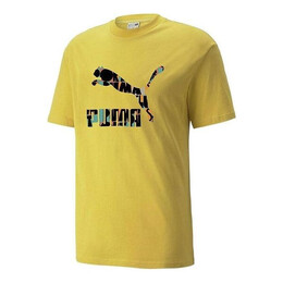 PUMA: Жёлтая футболка 