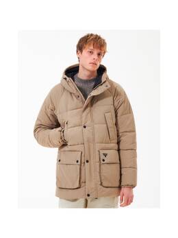 Barbour: Бежевая куртка 