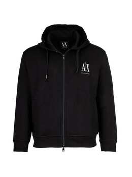 Armani Exchange: Чёрная толстовка 