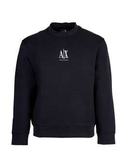 Armani Exchange: Тёмная толстовка 