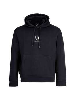 Armani Exchange: Тёмная толстовка 