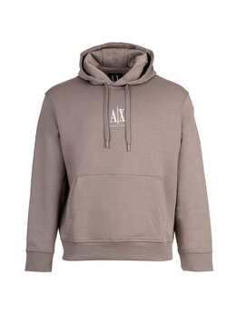 Armani Exchange: Бежевая толстовка 
