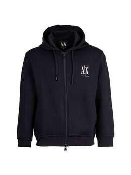 Armani Exchange: Тёмная толстовка 