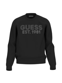 GUESS: Чёрная толстовка 