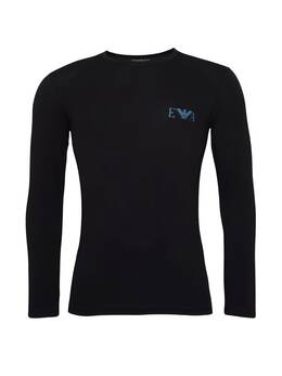 Emporio Armani: Чёрный свитшот 