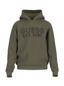 GUESS: Зелёная толстовка 