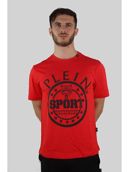 Plein Sport: Красная футболка 